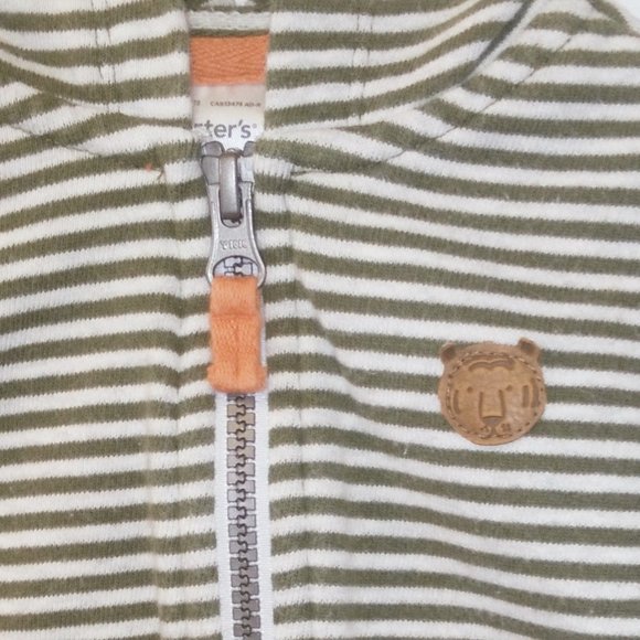 Carter's 9M Jacket Green and White - Picture 2 of 5